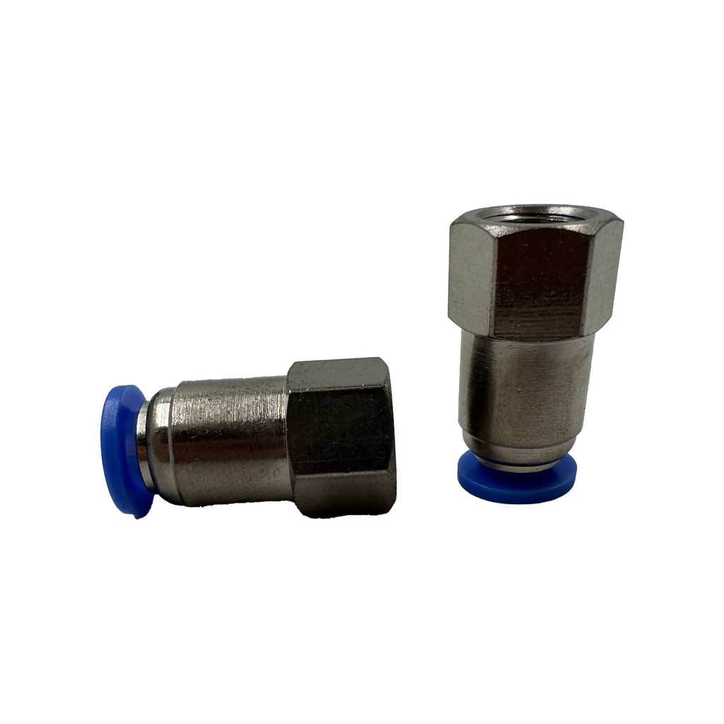 Kit 10 Conector Femea Tubo 12mm X 1 4 Npt Pneumatico Engate