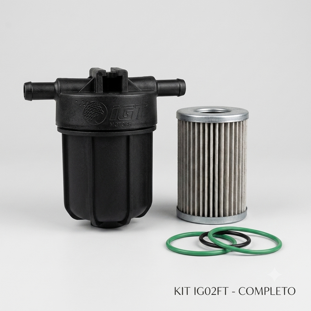 Filtro 12mm GNV Com Refil IGT / Lovato - Siena Tetrafuel
