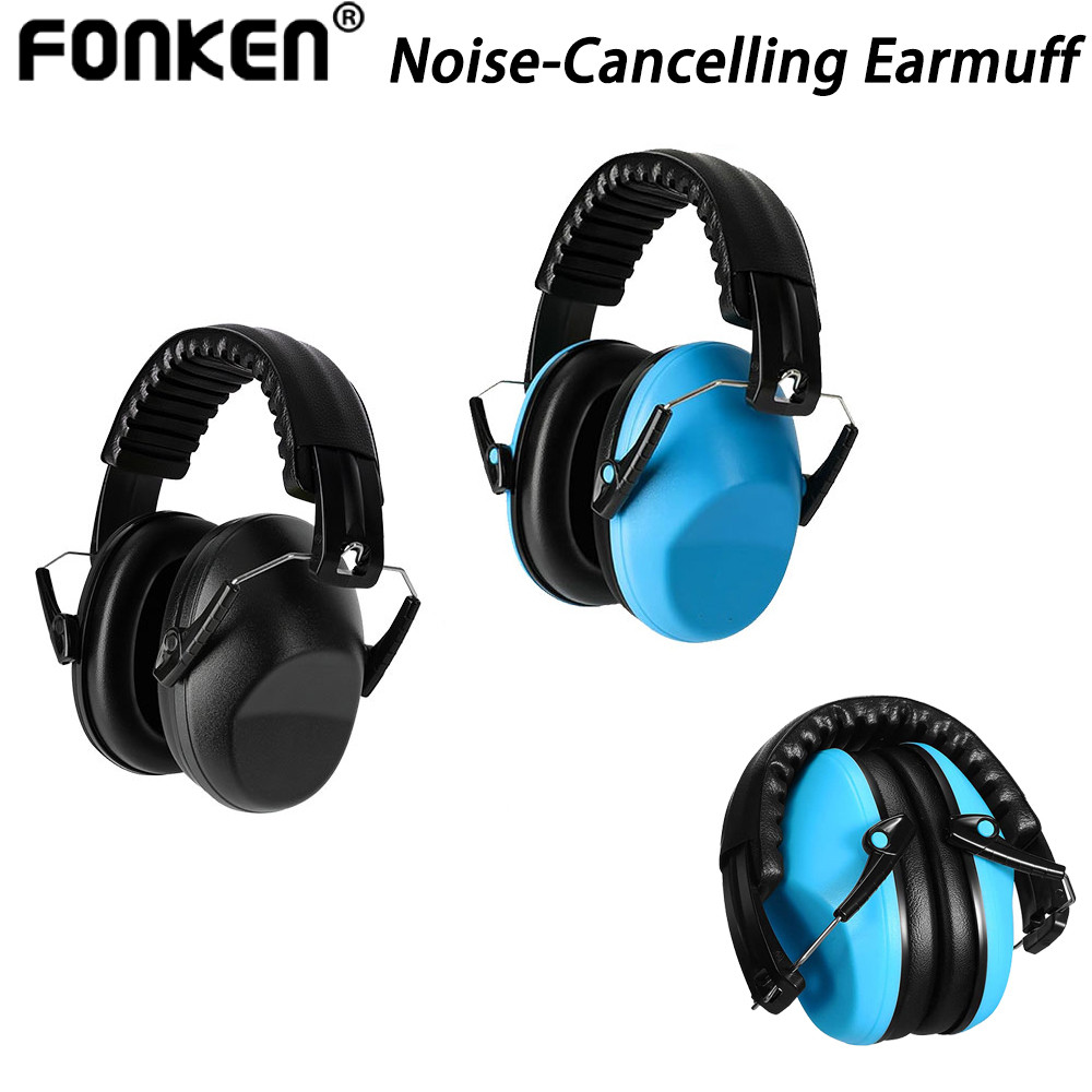 Fonken Crianças Proteção De Ouvido Anti Ruído Criança Earmuff Sono Orelha À Prova De Som Earplug Cancelamento De