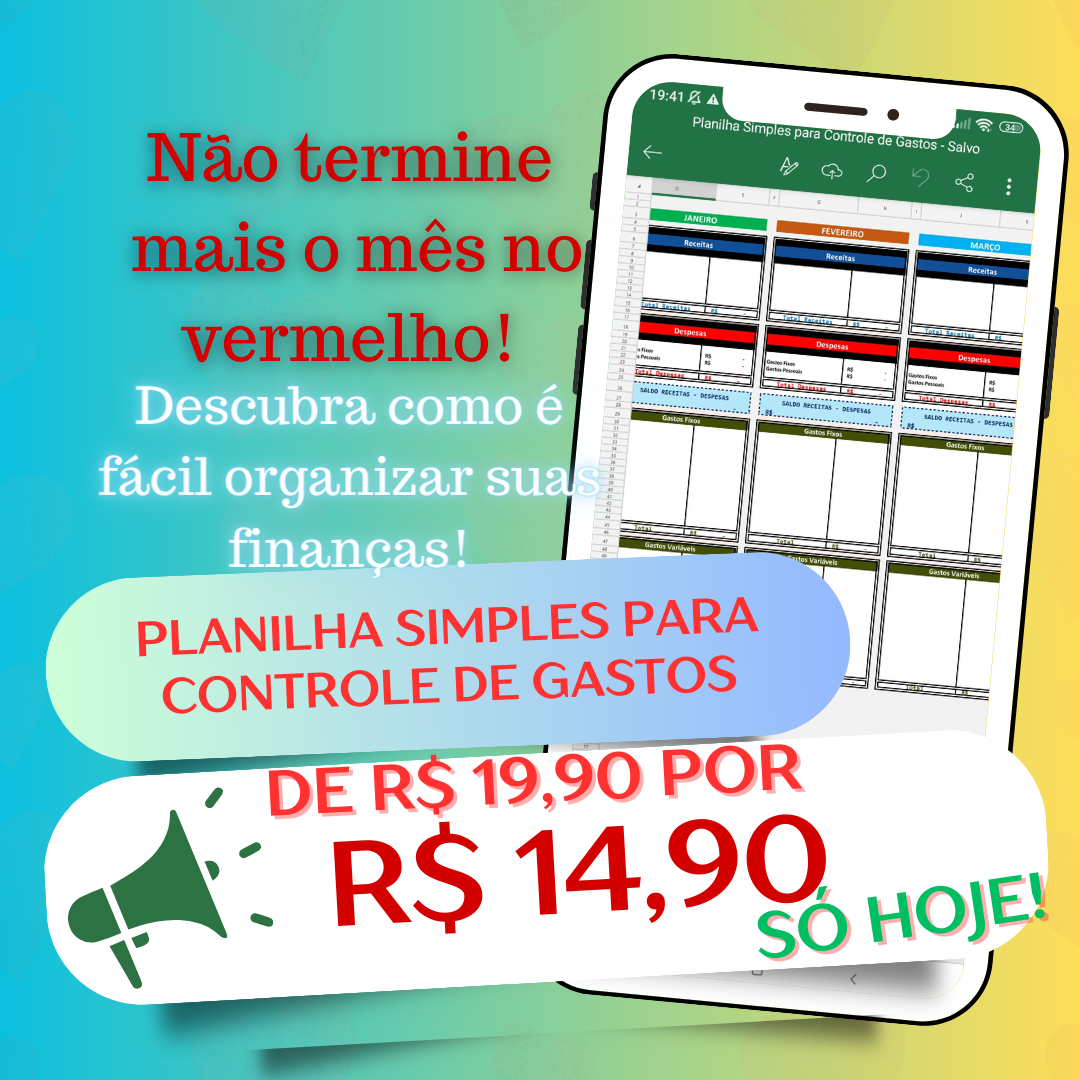 Planilha Simples para Controle de Gastos
