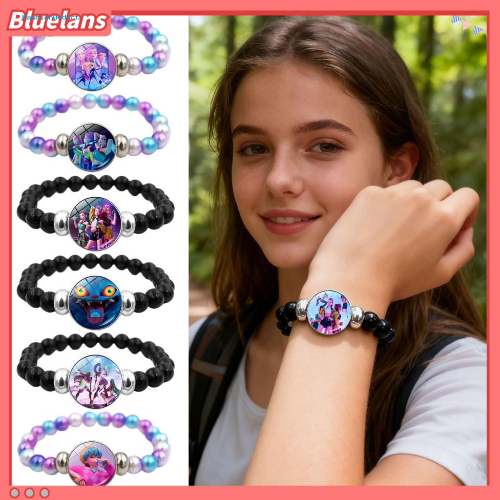 Anime Movie Lovers Gift Fashion Bead Bracelet Korean Pop Beaded Colorful for Women Men Girls Boys Fans Trendy Unisex Jew