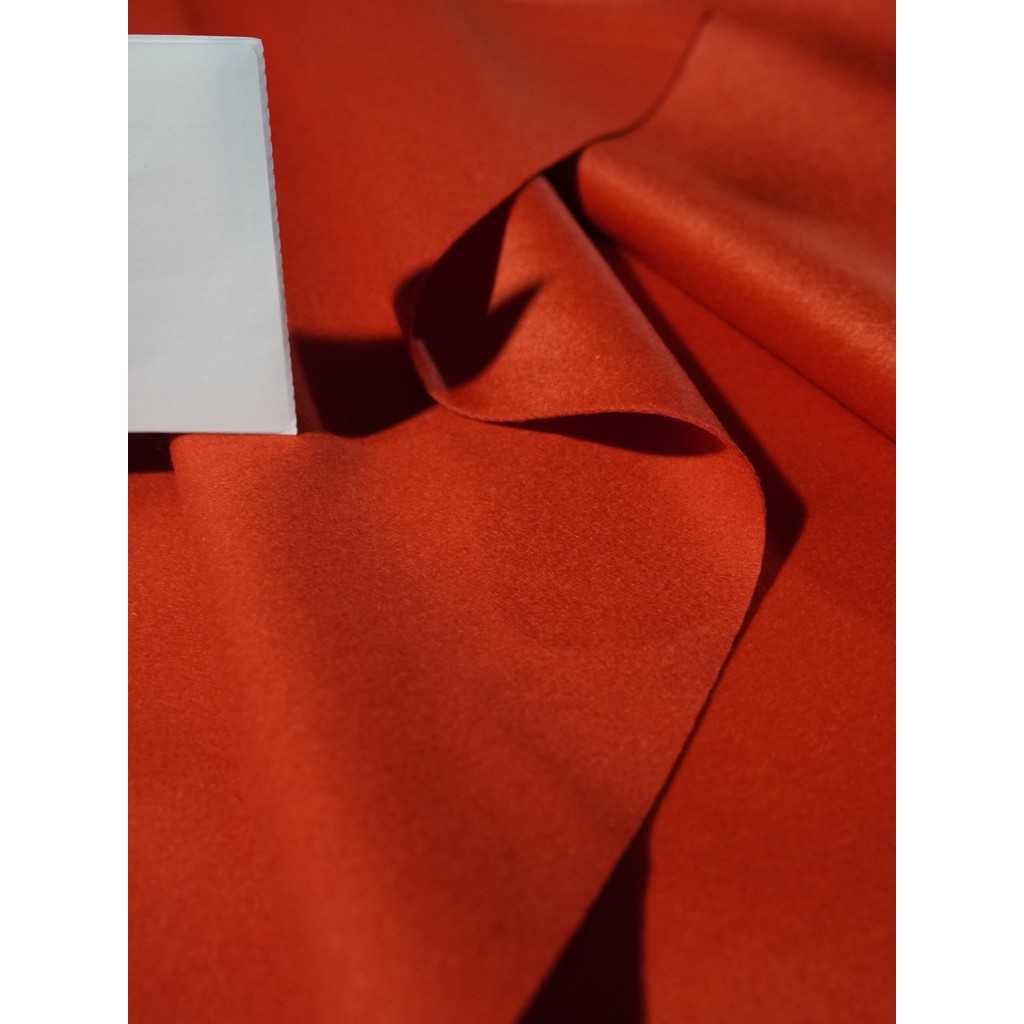 A238 Copingna Tecido de caxemira vermelho de face única 570g/1.6m 30% caxemira 70% lã
