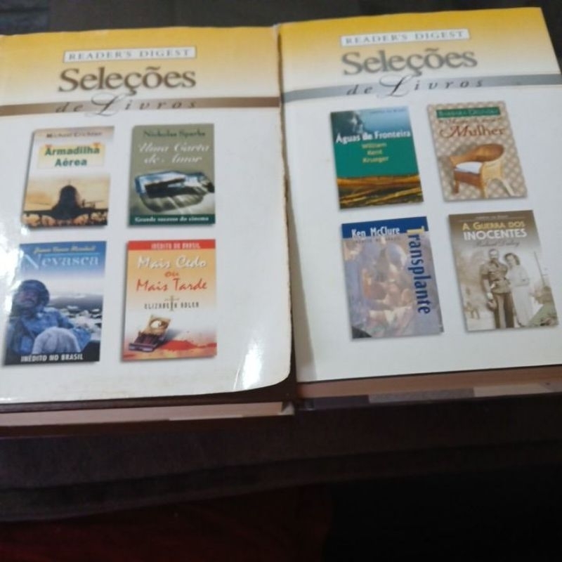 Kit 2 Livros Readers Digest Seleções de Livros