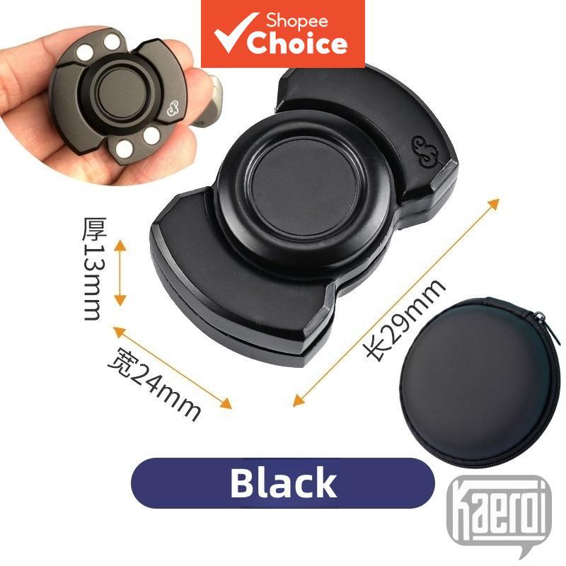 Conjunto De Brinquedos Fidget De 3 Vias : Spinner Silencioso E Cubo Deslizante Magnético , Alívio Do Estresse Para Escri