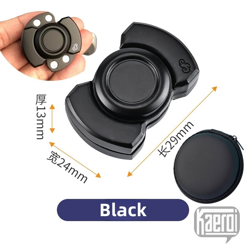 Conjunto De Brinquedos Fidget De 3 Vias : Spinner Silencioso E Cubo Deslizante Magnético , Alívio Do Estresse Para Escri
