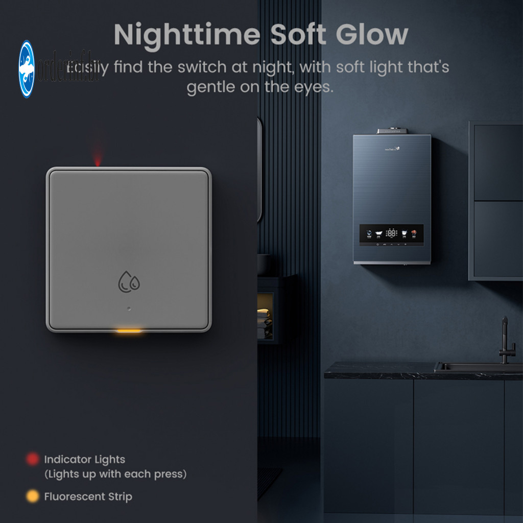 Switch with Voice Control Wifi Rf433 Button 4000w High Power Ai Support Remote Real-time Energy Monitoring Alexa Google