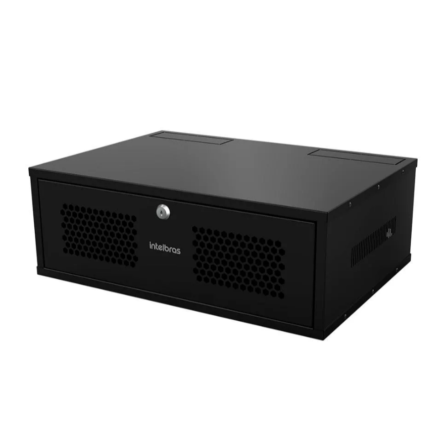 Mini Rack 19” de Parede Montado 5U x 370mm MRM 537 Intelbras