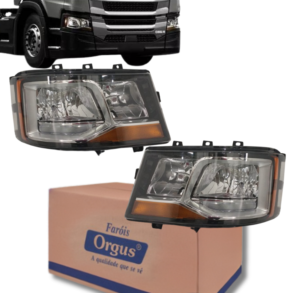 Par Farol Cam. Scania Ntg 2019/ Serie 6 Com. Manual - Orgus