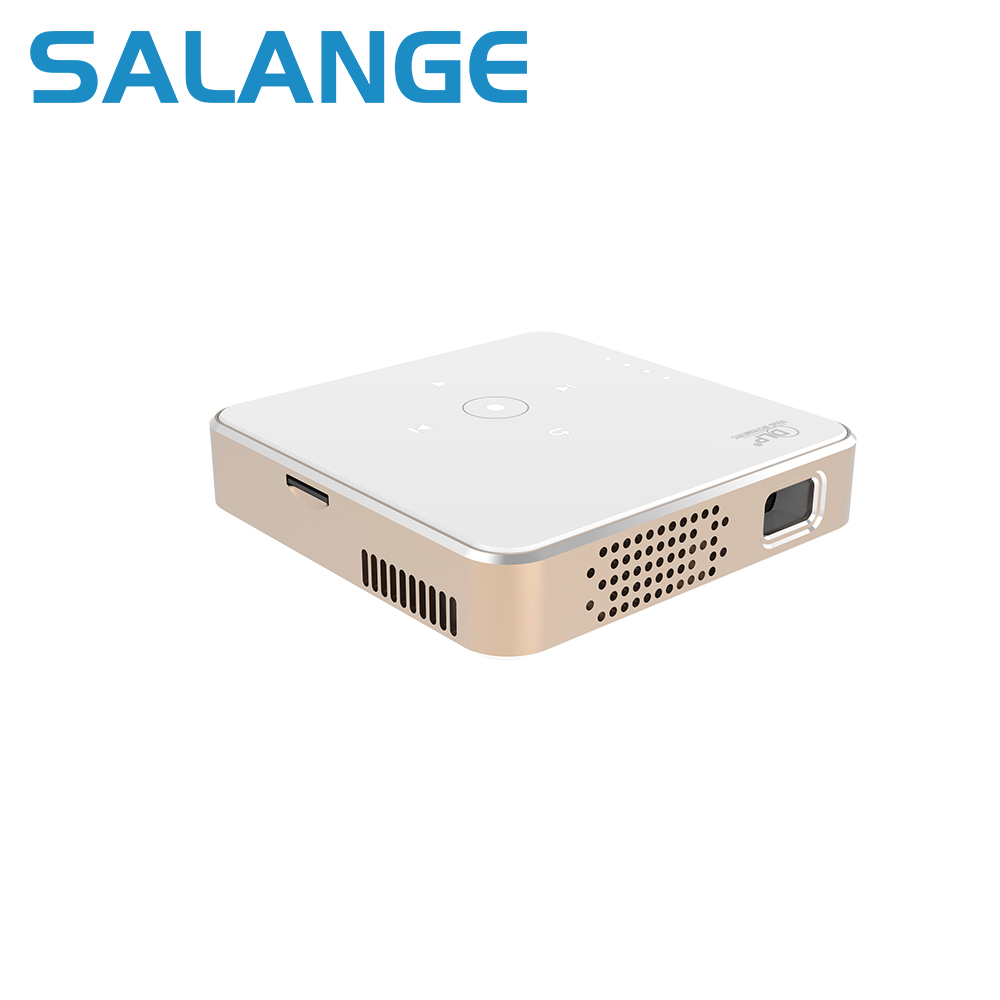 Projetor de Bolso SALANGE P30 Mini Projetor Ultra HD 1080P Beamer Recarregável DLP / para Cinema em Casa de Viagem