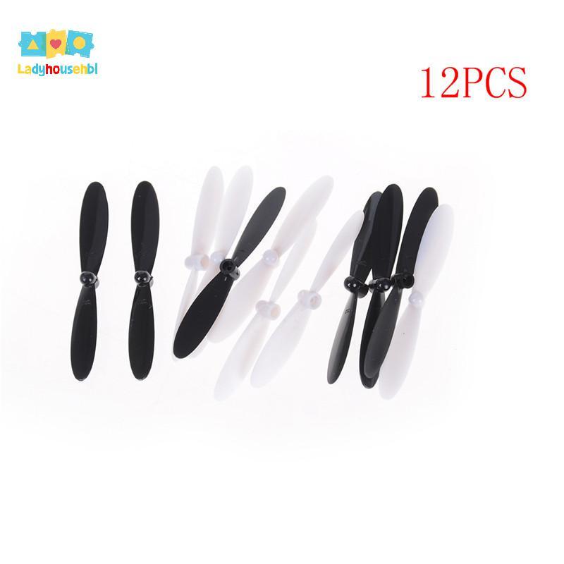 LAHG > 12 Unidades De Hélice De 55 Mm De Comprimento Para HUBSAN X4 H107 H107C H107D Quadcopter Novo