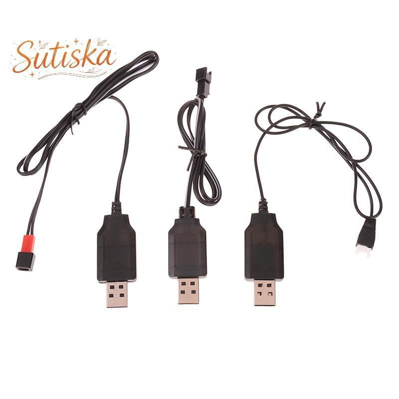 sutiska 3.7V Bateria Carregador usb sm-2p jst xh2.45 x5 Para Helicóptero rc quadcopter Brinquedo BR