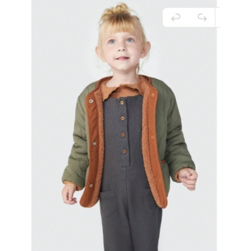 Jaqueta Puffer Infantil Unissex Toddler Dupla Face - Hering