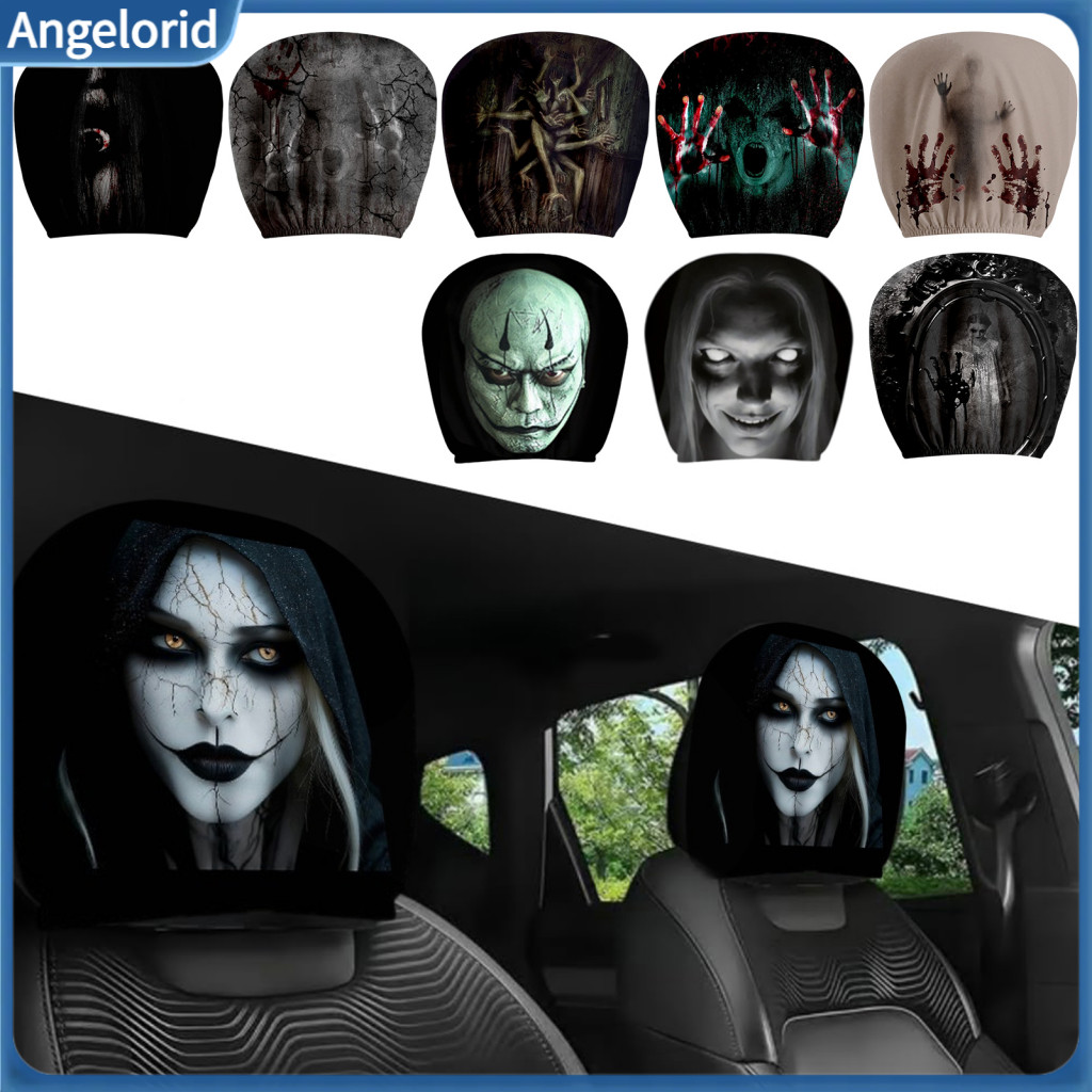 Vehicle Decoration Accessories Adjustable Car Seat Protectors Universal Cover Set Breathable Elastic Headrest Covers Sty