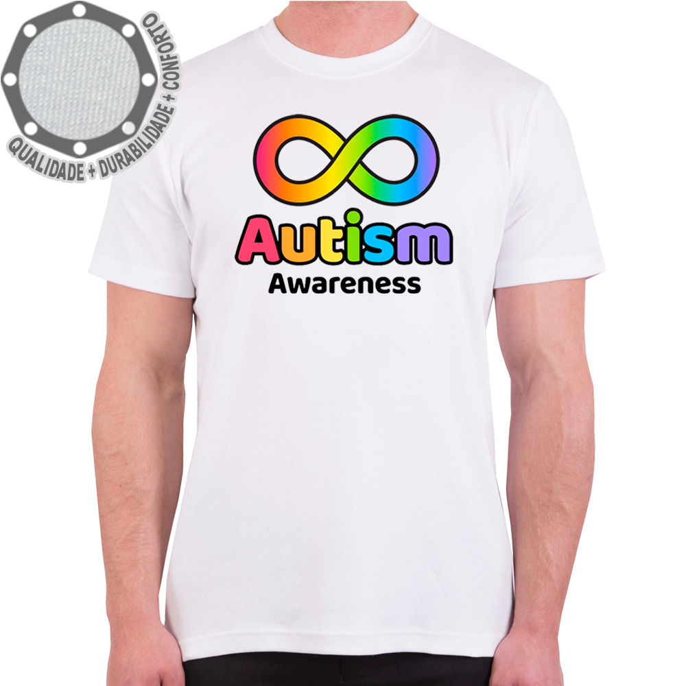 Camiseta Autism Autista Awareness Camisa Personalizada Festa Evento Infantil Juvenil Adulto