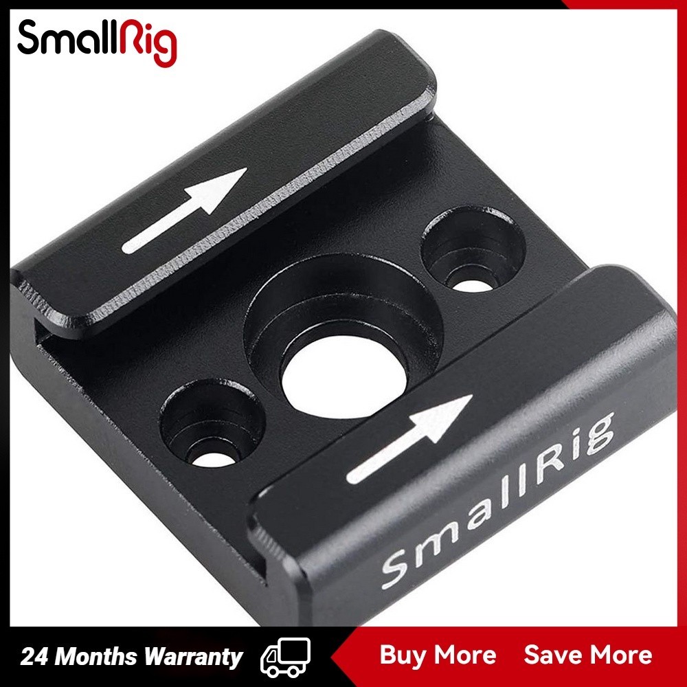 Sapata Fria Universal SmallRig Anexada Aos Acessórios Da Câmera Com Roscas 1/4 