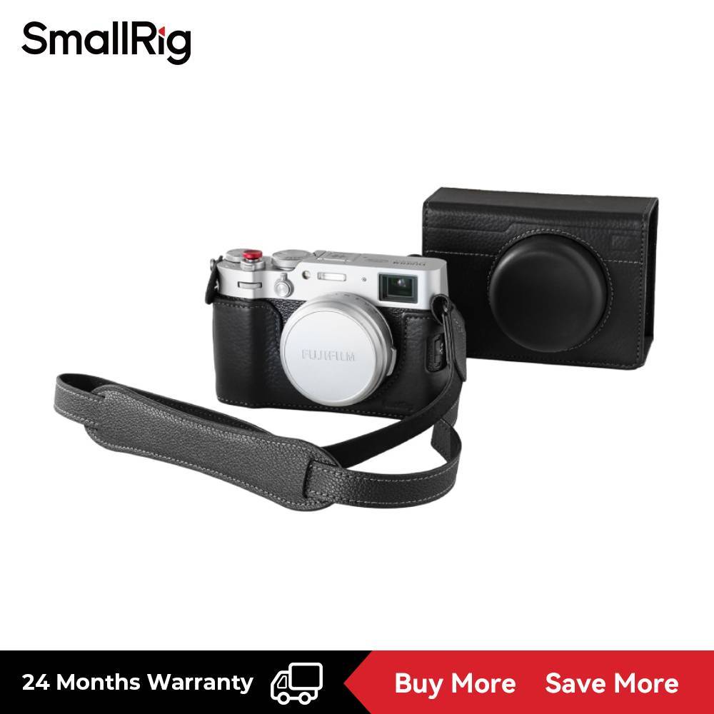Kit De Capa De Couro Para Câmera SmallRig FUJIFILM X100VI (Preto) 5622