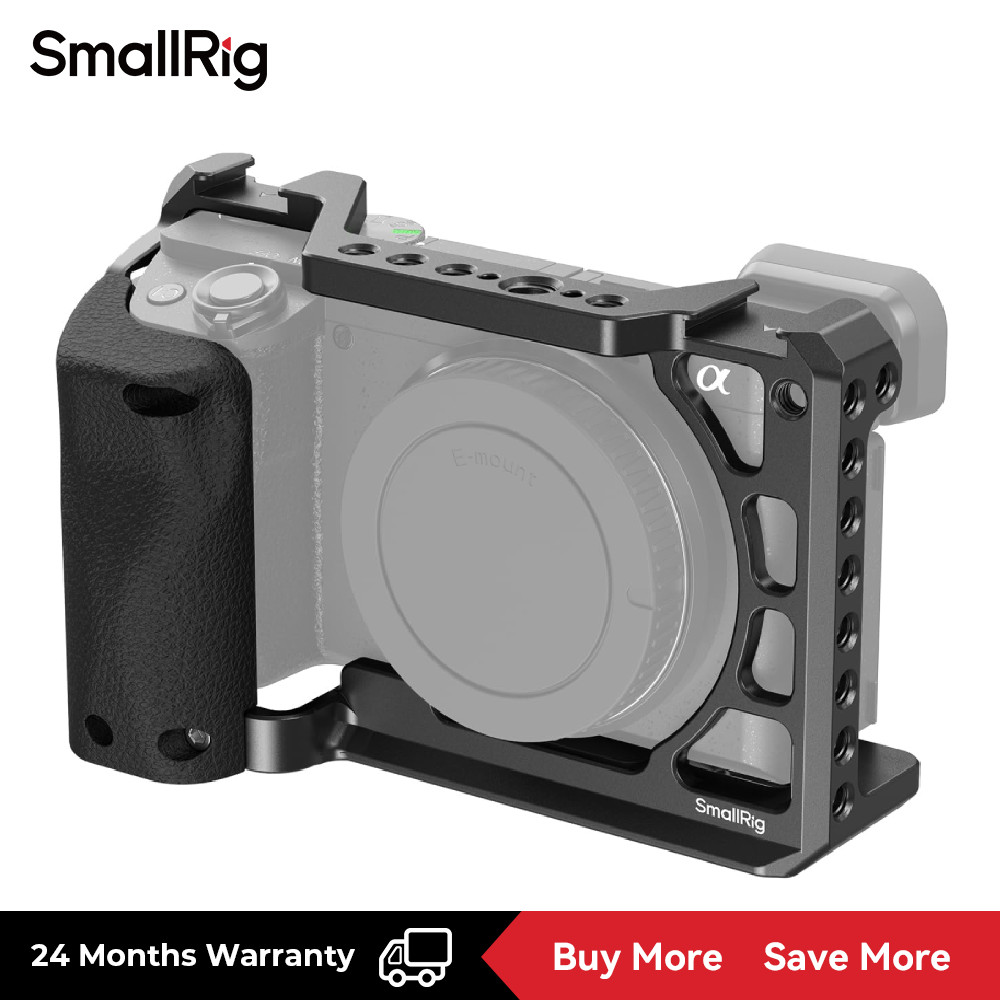 Gaiola SmallRig Com Alça De Silicone Para Câmera Sony A6100/A6300/A6400 # 3164B
