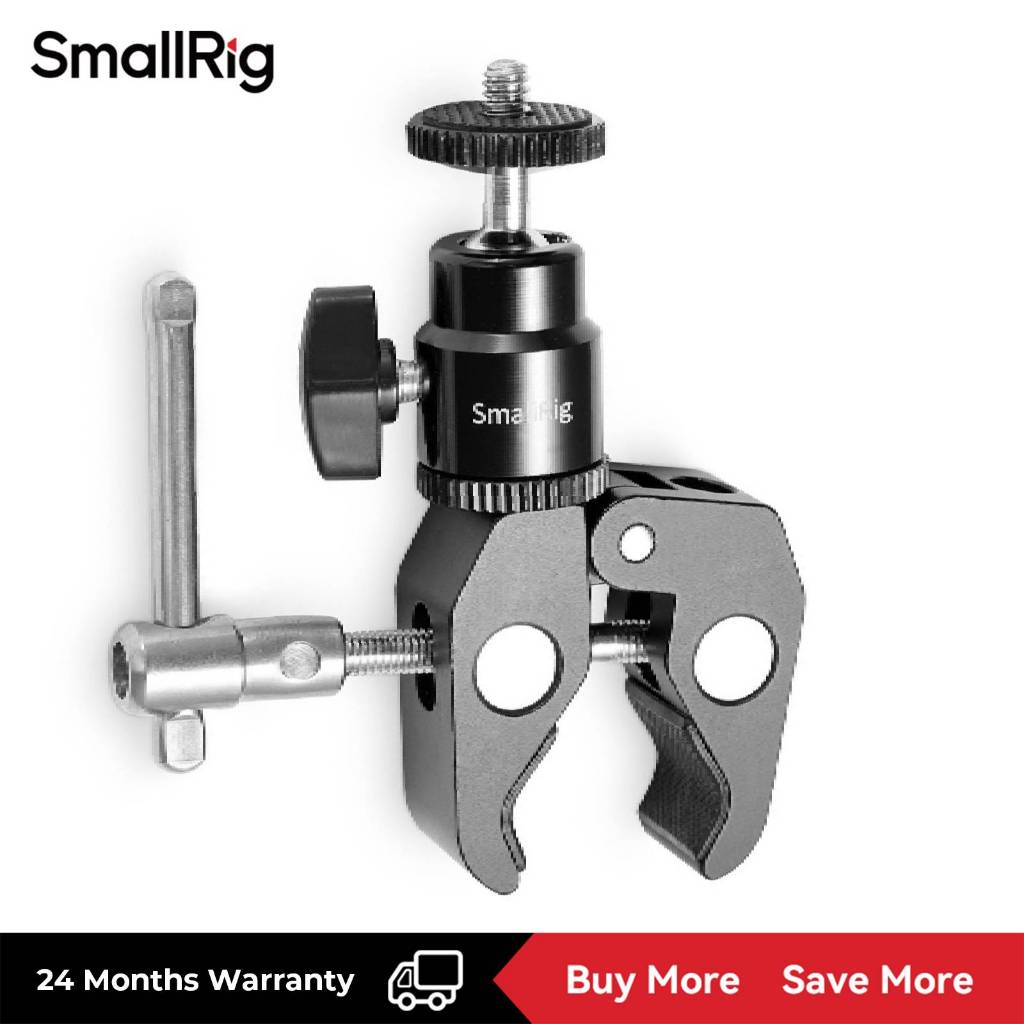 Montagem De Super Braçadeira Smallrig Com Cabeça De Esfera De 1/4 