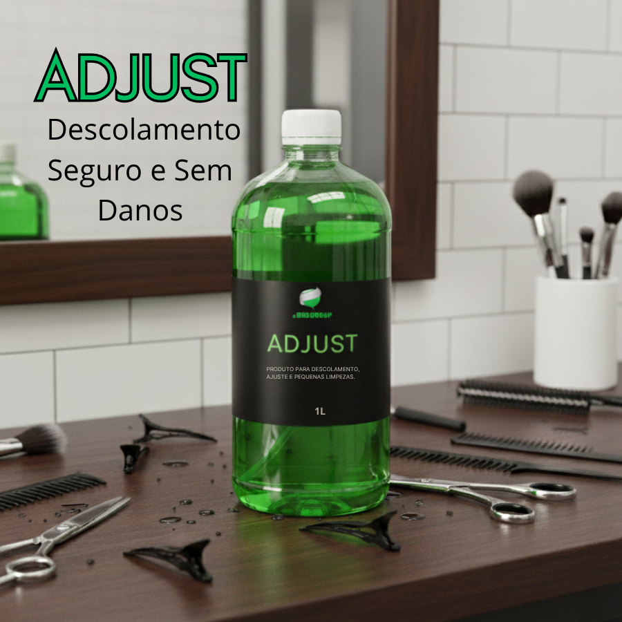 Removedor Adjust BHS Para Próteses Capilares Mega Hair e Perucas 1 LITRO