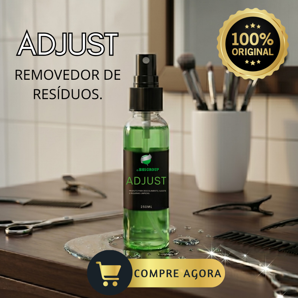Removedor Adjust BHS 250ml Em Spray P/ Próteses Capilares Mega Hair E Perucas
