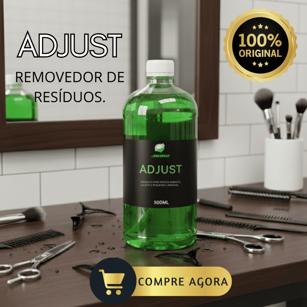 Removedor Adjust 500ml BHS Para Próteses Capilares Perucas Mega Hair