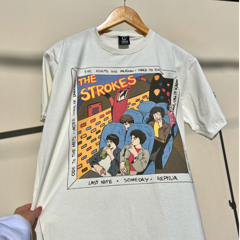 Camiseta The Strokes - Off-White