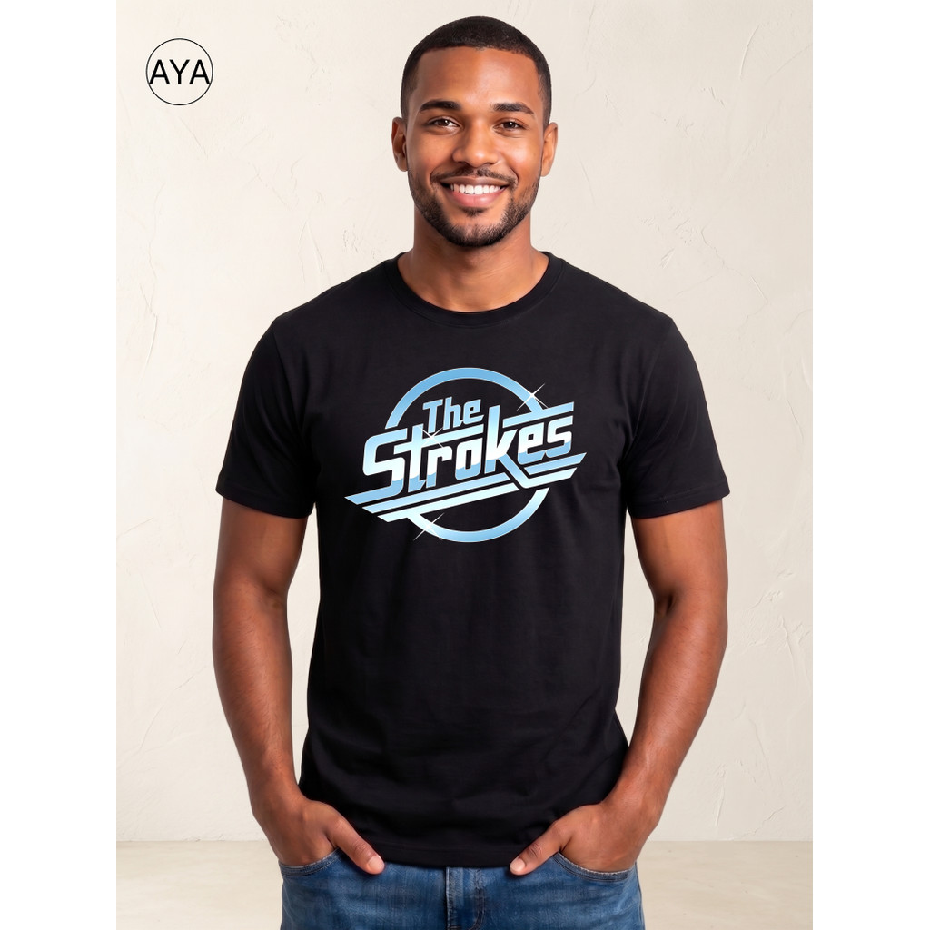 Camiseta The Strokes Banda Unissex 100% Algodão Top Premium Streetwear Lançamento Envio Rápido Varias Cores!! Banda Rock