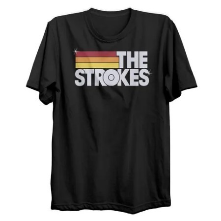 Camiseta Básica Algodão Unissex Banda Rock The Strokes 01