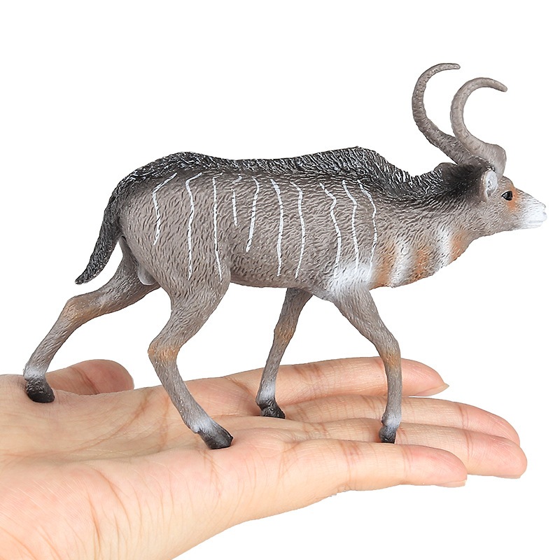 Simulação Antílope Modelo animal Selvagem Ciência Brinquedo Montanha Verde Espada gazelle Tibetano Crianças Ornamento Co