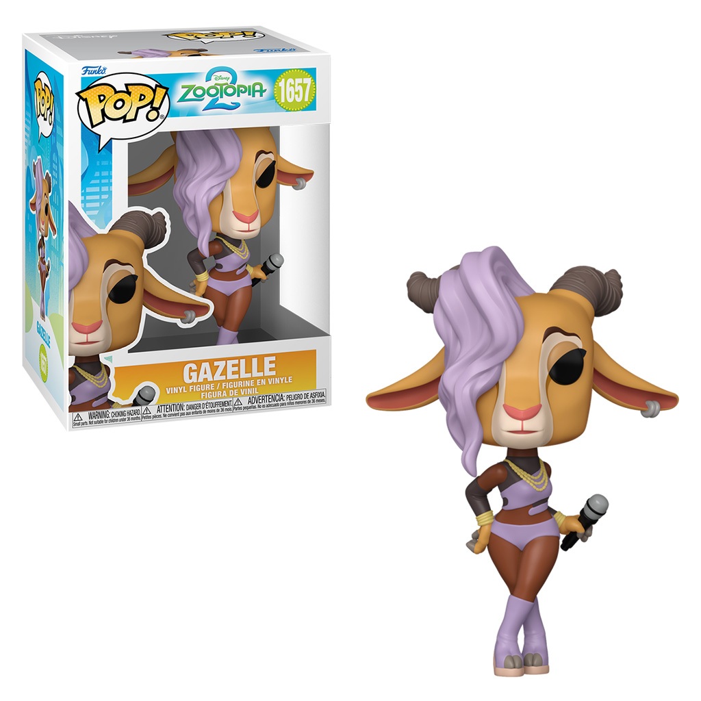 FUNKO POP DISNEY ZOOTOPIA 2 - GAZELLE 1657 NOVO ORIGINAL