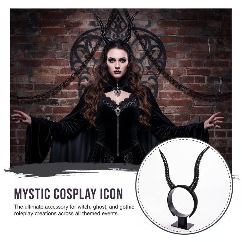 [GAVBR] Gazelle Horn Cosplay Acessórios Chifres De Veado Realistas Para Mulheres Roupas De Carnaval Festa De Halloween [
