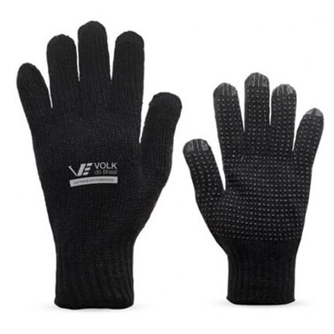 Luva Cotton Black Com Pigmento Volk do Brasil - Kit c/48 Pares
