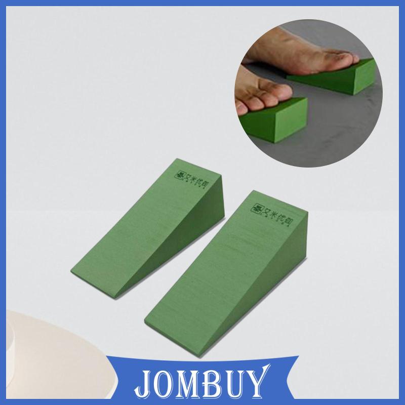 [Jombuy] EVA Foam Yoga Brick Slant Wedge Block Foot Incline Board Para Equipamento De Treino De Agachamento Elástico De