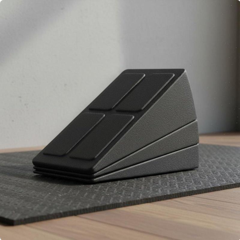 [Fineblue] Yoga Slant Board Incline Stretch Cunha De Plástico Ajustável Para Alongamento De Panturrilha E Treinamento De