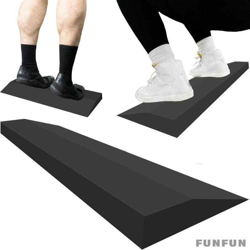 [Funfun] Pilates Yoga Brick EVA Squat Wedge Block Calf Stretch Slant Board Foot Incline Para Treino De Corpo Inteiro