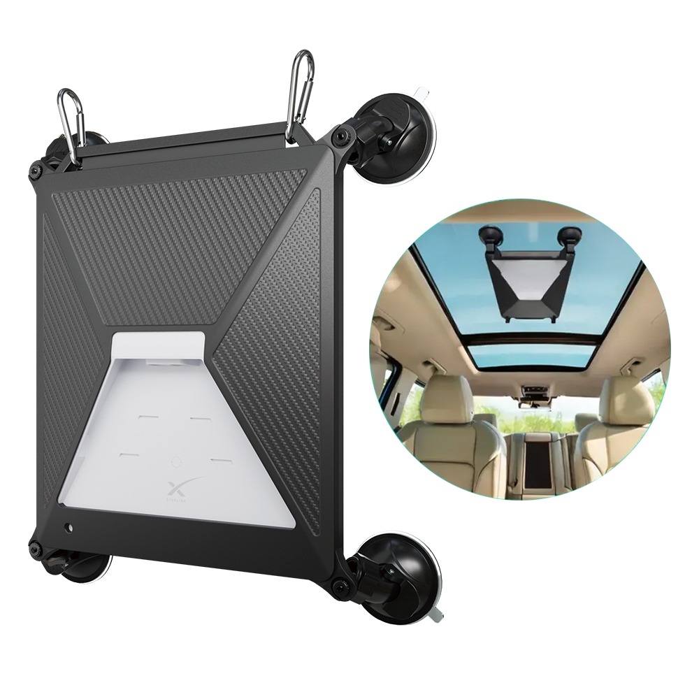 Capa Starlink Mini Silicone Com Ventosa Proteção Anti-queda Car Antenna Mount Suction Cups Protective Cover Case Transpo
