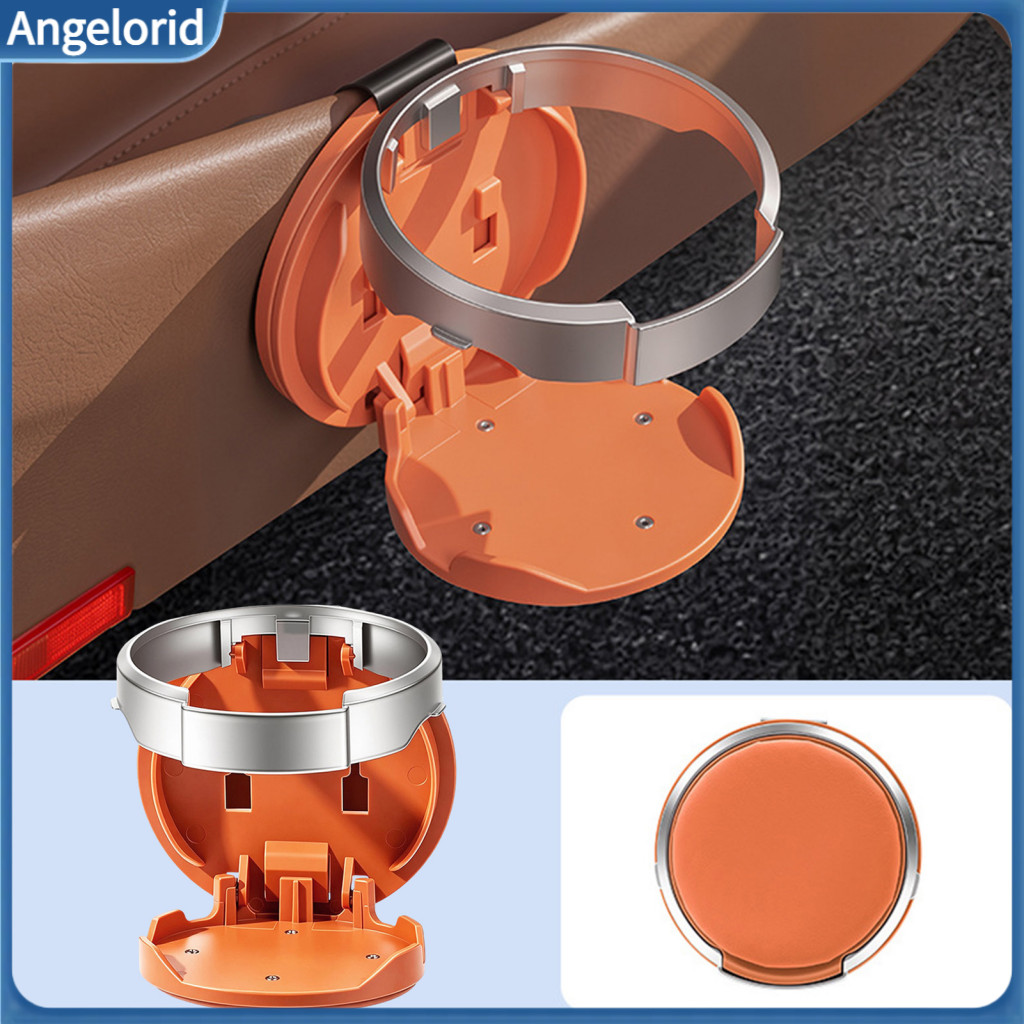 Multifunctional Vehicle Cup Mount Folding Car Holder Universal Foldable with Adjustable Hook – Portable Drink Organize