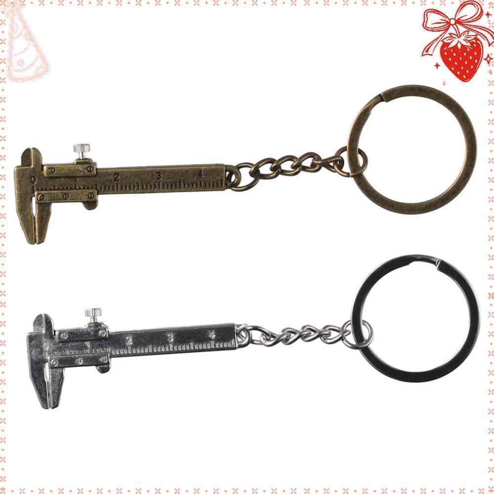 Régua Portátil , Paquímetro Vernier Móvel De Metal De 0-40 Mm , Mini Chaveiro Pequeno Profissional Masculino E Fem