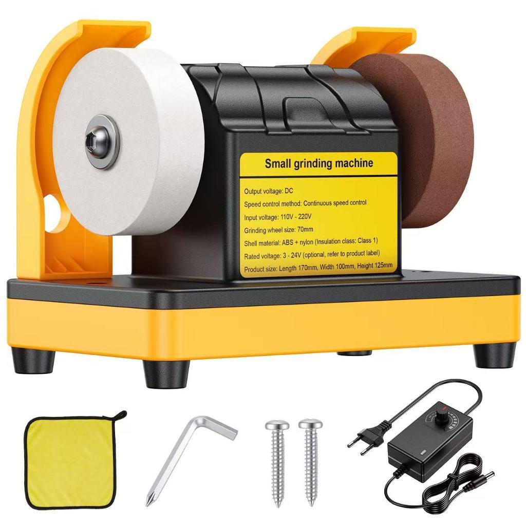 SOARFLY 6-Inch Bench Grinder, Dual Voltage 220V/127V, 2 Grinding Wheels, 220W