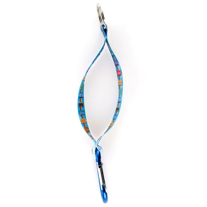 Chaveiro Ron Jon Carabiner Strap Chaveiro Ron Jon Original Importado com Alça Estampada e Mosquetão Metálico