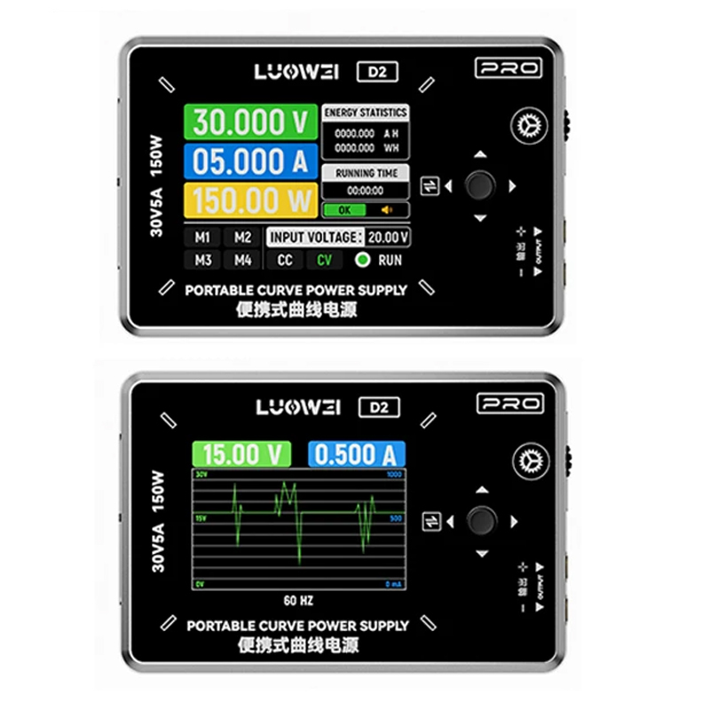 Fonte De Alimentação Portátil Luowei D2 Pro 30v 5a 150w