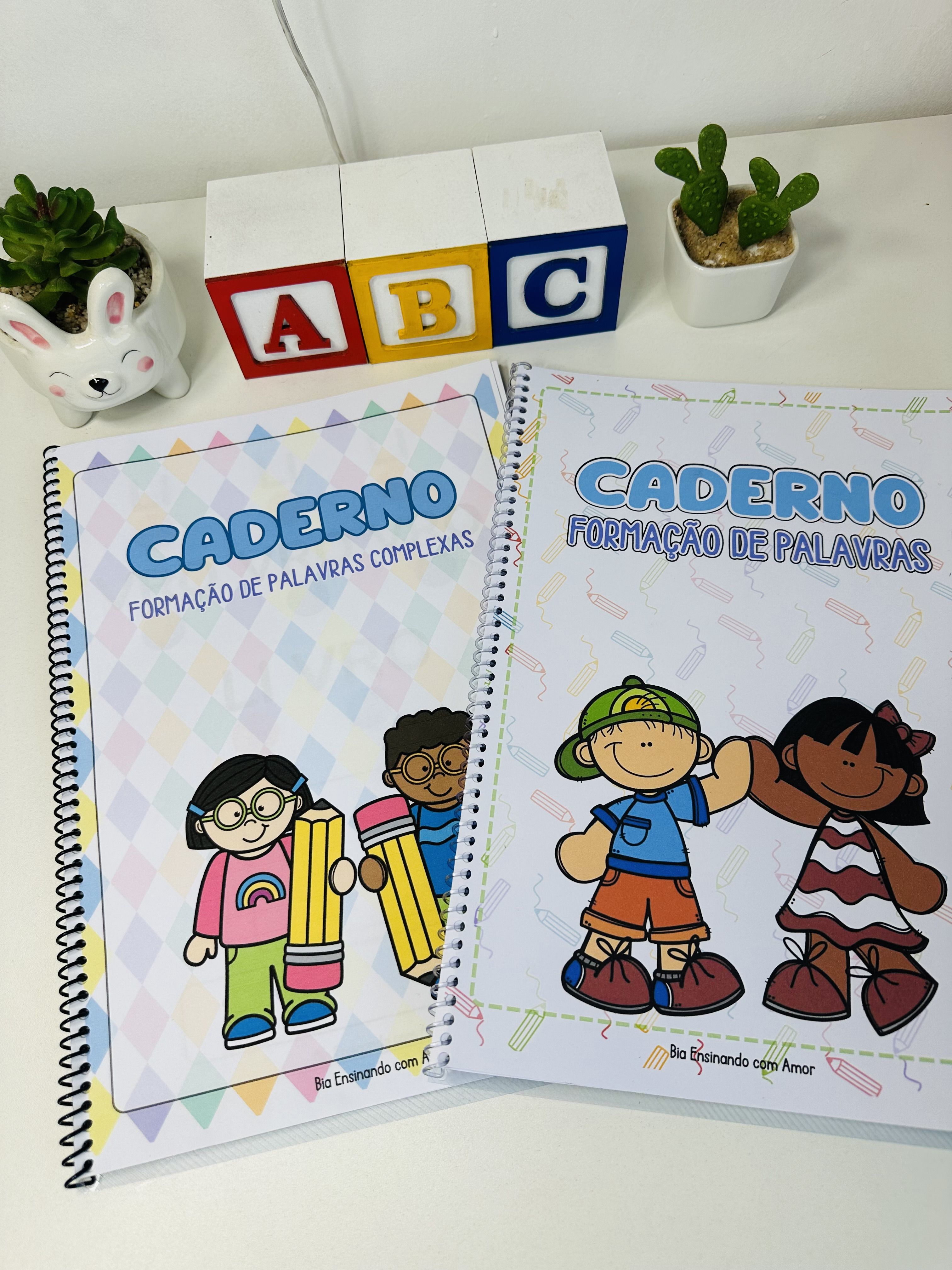 Combo Caderno Formação de Palavras