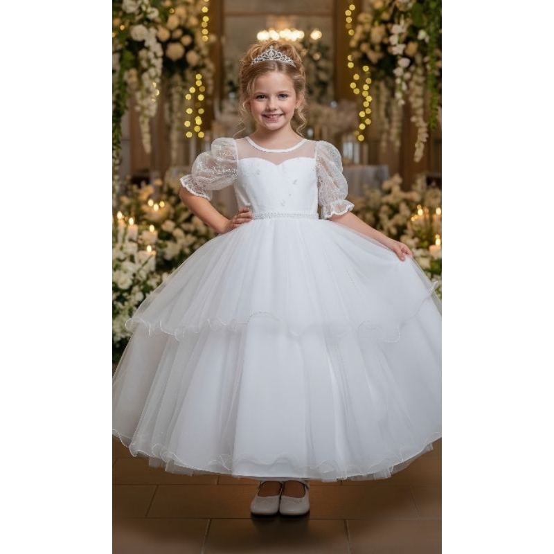 Vestido Bella Child Longo Infantil Eva Varias cores Ano Novo Casamento Daminha Batizado Formatura