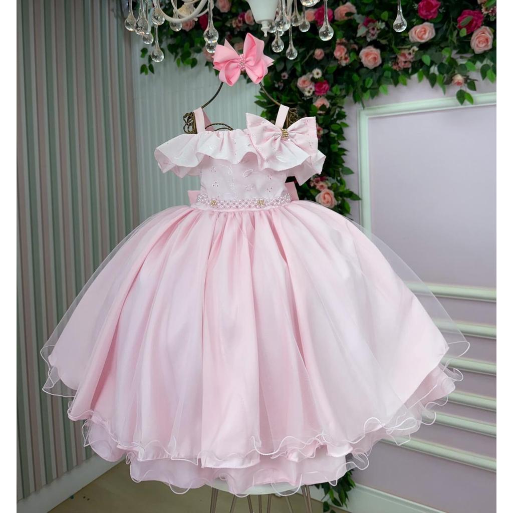 Vestido Especial Bella Child Martina Rosa Bebe