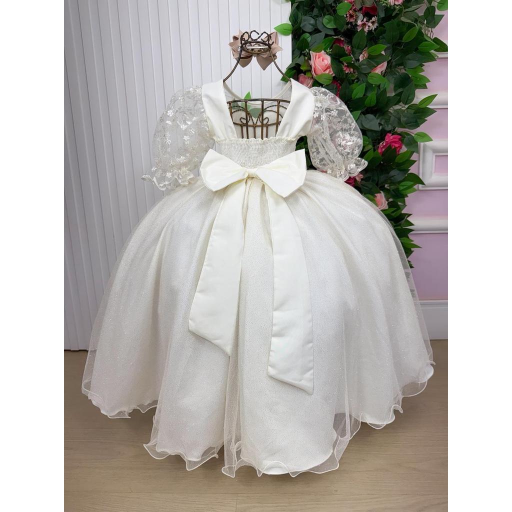 Vestido Bella Child Longo Eva Off (VESTBLLCHLEVOFF)