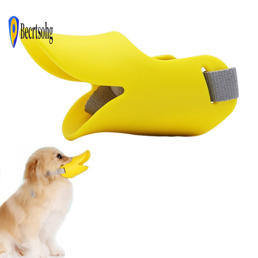 Multifunctional Dog Mouth Cover High-quality Muzzle Adjustable Silicone Duck Bill – Anti-bite Comfortable Face Guard f