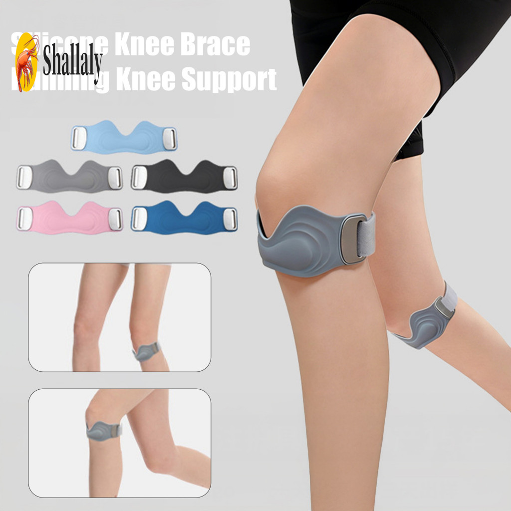 Patellar Tendon Relief Strap Fitness Knee Pad Adjustable Silicone Support for Men Women – Brace for Cycling Running Pa