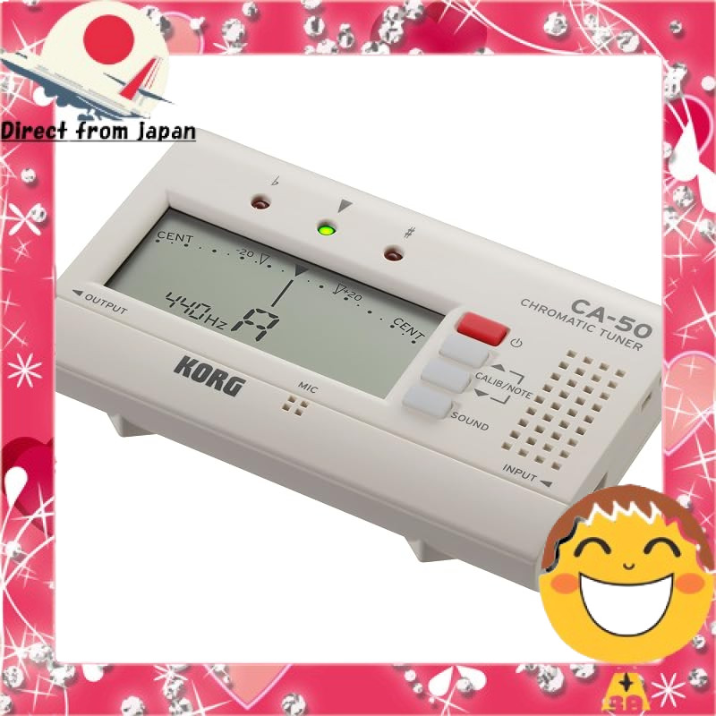 KORG Chromatic Tuner CA-50 Wind Band Brass Band Orchestra Guitar Vocal A Cappella Personal Practice With Output 135h Con