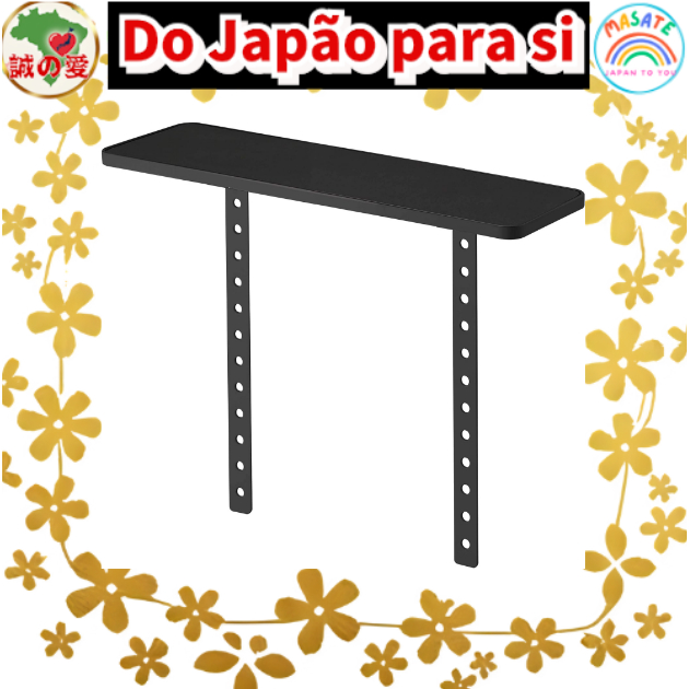 Yamazaki Smart Over-the-TV Top Shelf Organizer Rack W40xD12xH35.5cm 【Do Japão para você】