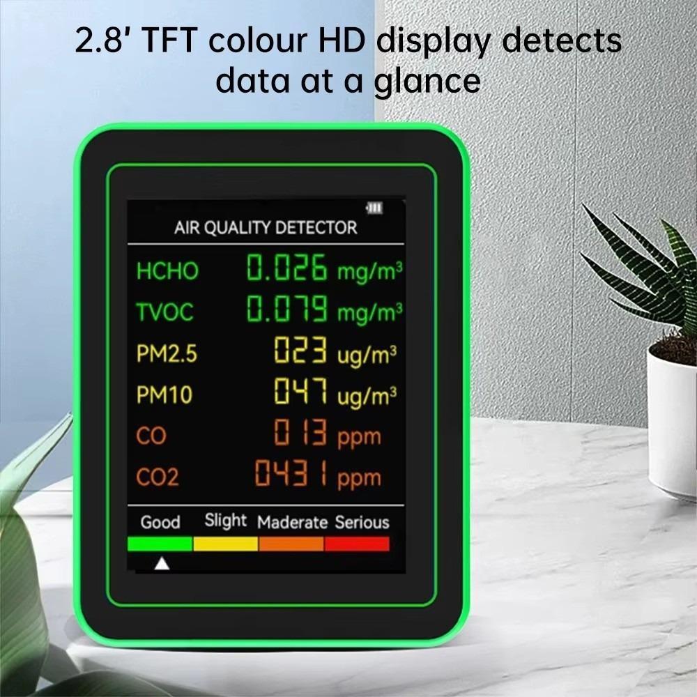 Monitor De Qualidade Do Ar TEVO , Detector De Inteligente De Alta Sensibilidade , Sensor De CO2 TVOC De Monitoramento Em
